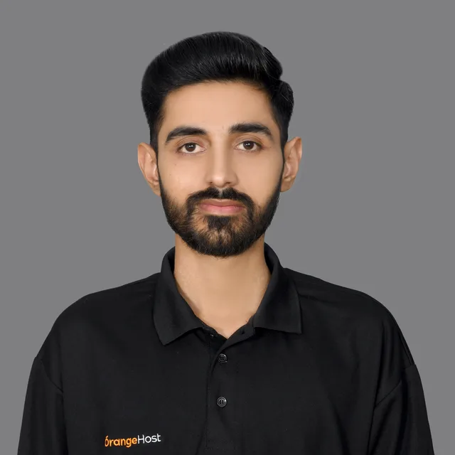Saim Rehman, Technical Support Executive at OrangeHost