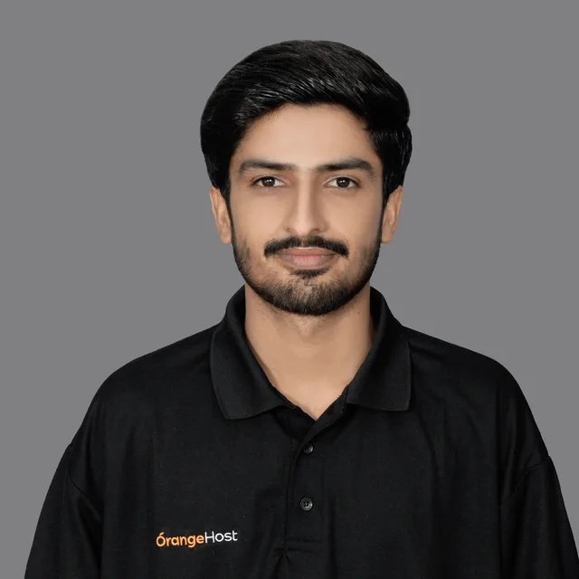 Shoaib Ali, Technical Support Executive at OrangeHost